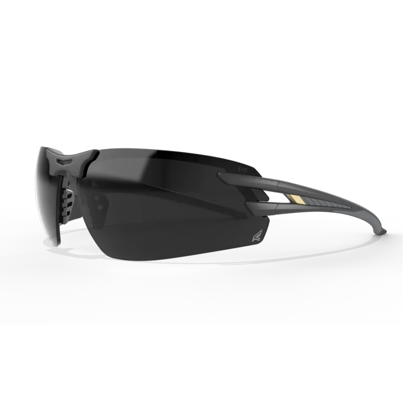 EDGE EYEWEAR SL116VS SALITA - BLACK FRAME/SMOKE VAPOR SHIELD LENSES