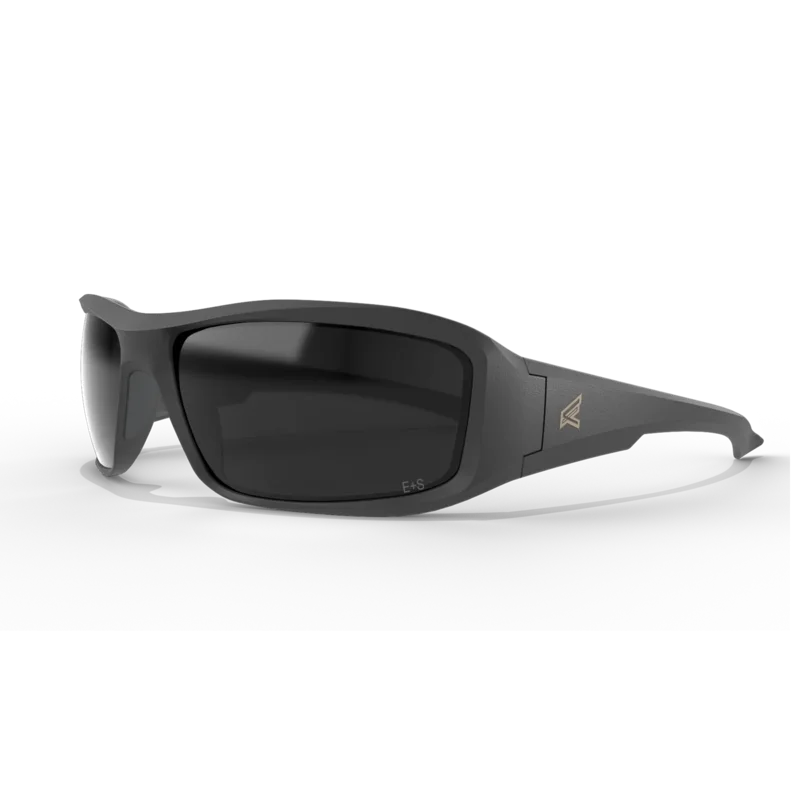 EDGE EYEWEAR TXB236 BRAZEAU - MATTE BLACK FRAME/POLARIZED SMOKE LENSES