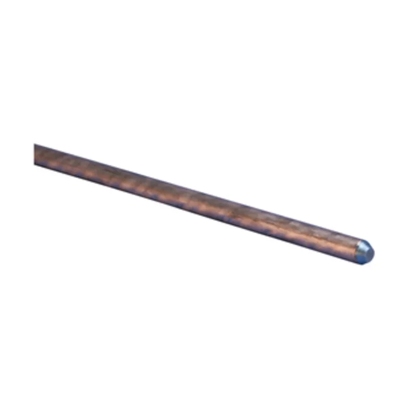 Erico Copper-Bonded Ground Rod, Pointed, 5/8" dia, 6', 10 mil Plating, 5.1 lb