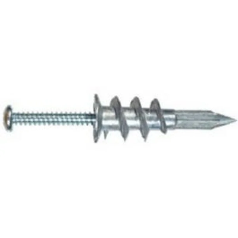 EZ Wall Anchor, Zinc, #8 x 1-1/4-In., 10-Pk.