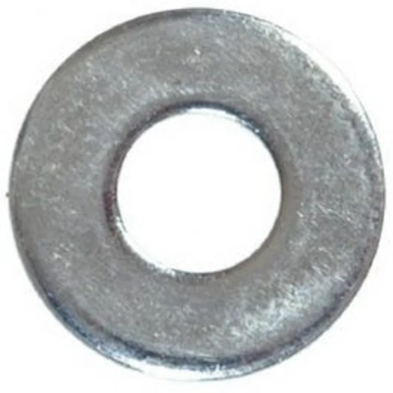 Flat Washers, Wide Pattern, Zinc-Plated Steel, 3/8-In., 25-Lbs.