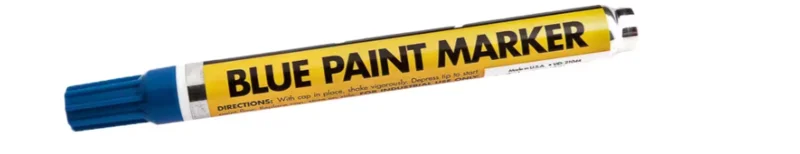 Forney Industries, Inc. Blue Paint Marker Blue