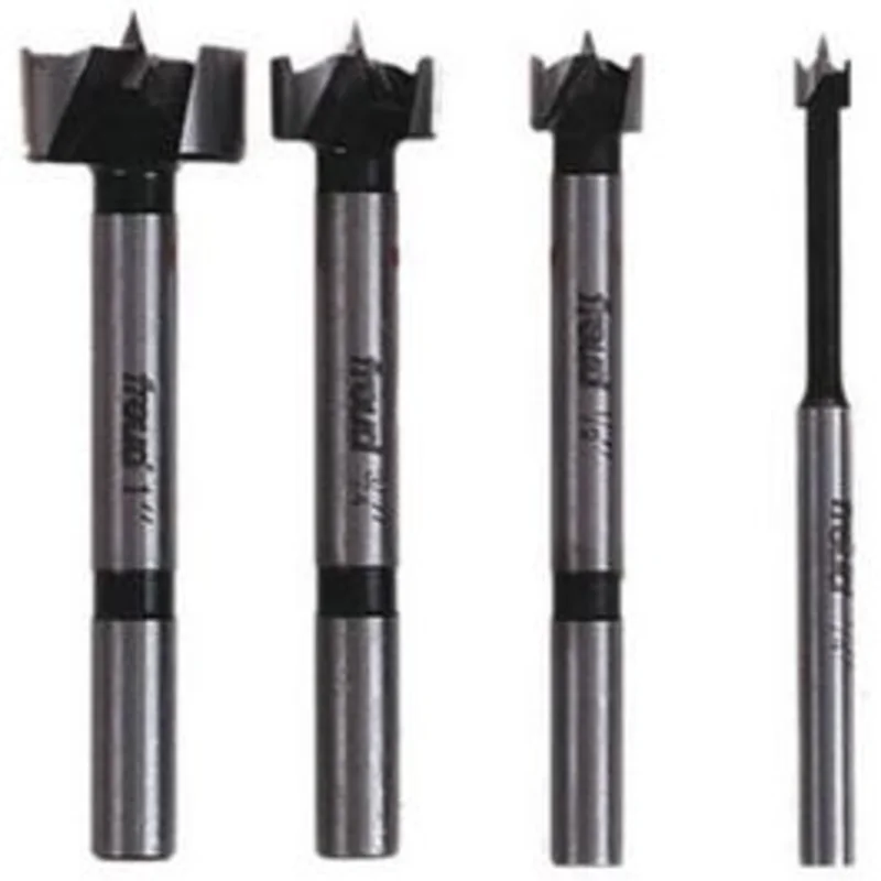 Forstner Bit Set, High-Speed Steel, 4-Pc.