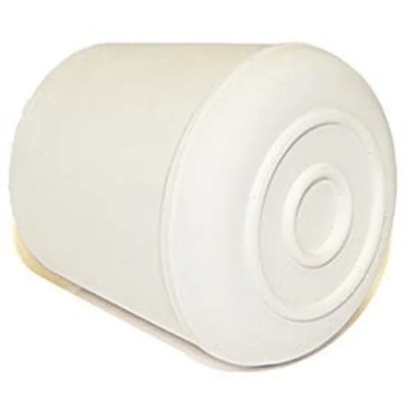 Furniture Leg Tip, Off White Rubber, 1-1/8-In., 4-Pk.