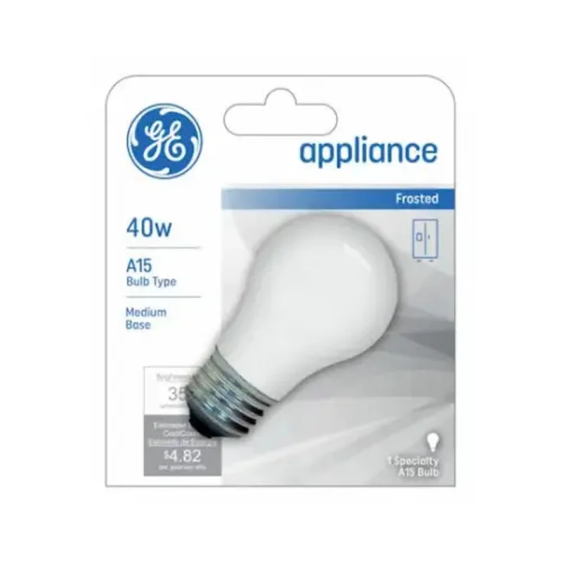GE Lighting 40W Frosted Appliance Bulb