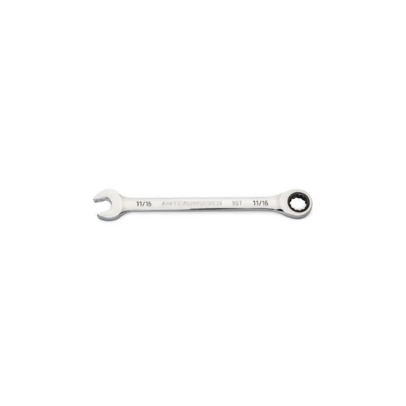 GearWrench 11/16" 90-Tooth 12 Point Ratcheting Combination Wrench