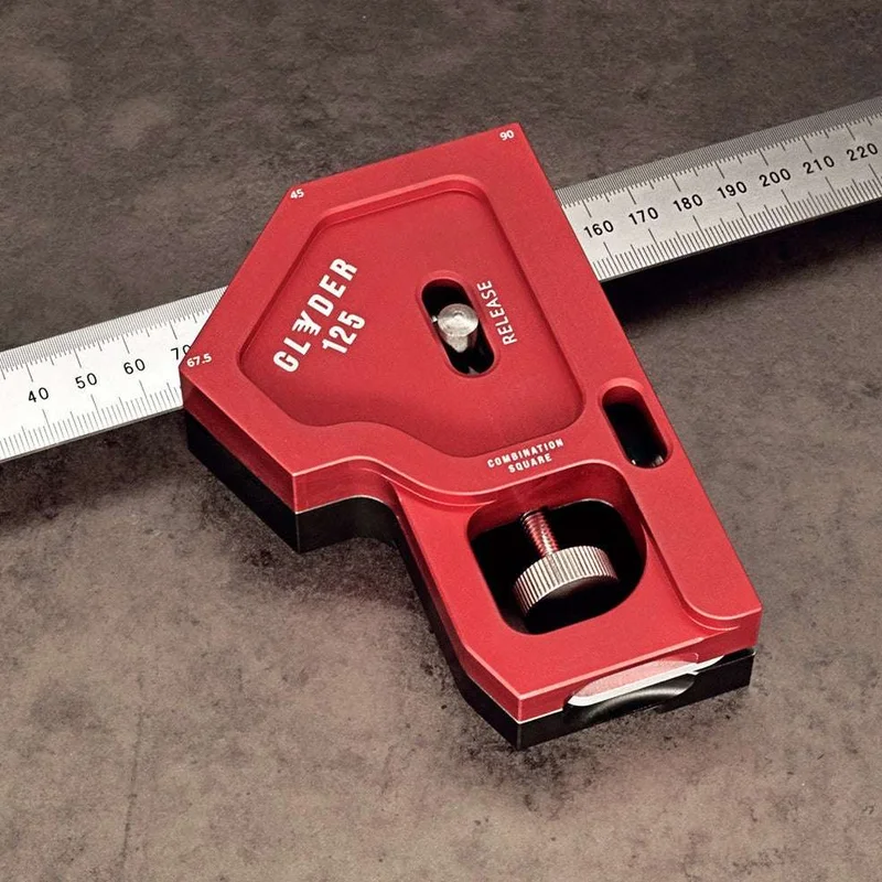 GLYDER 125 Combination Square (Body Only) RH - Black & Red body (no ruler)
