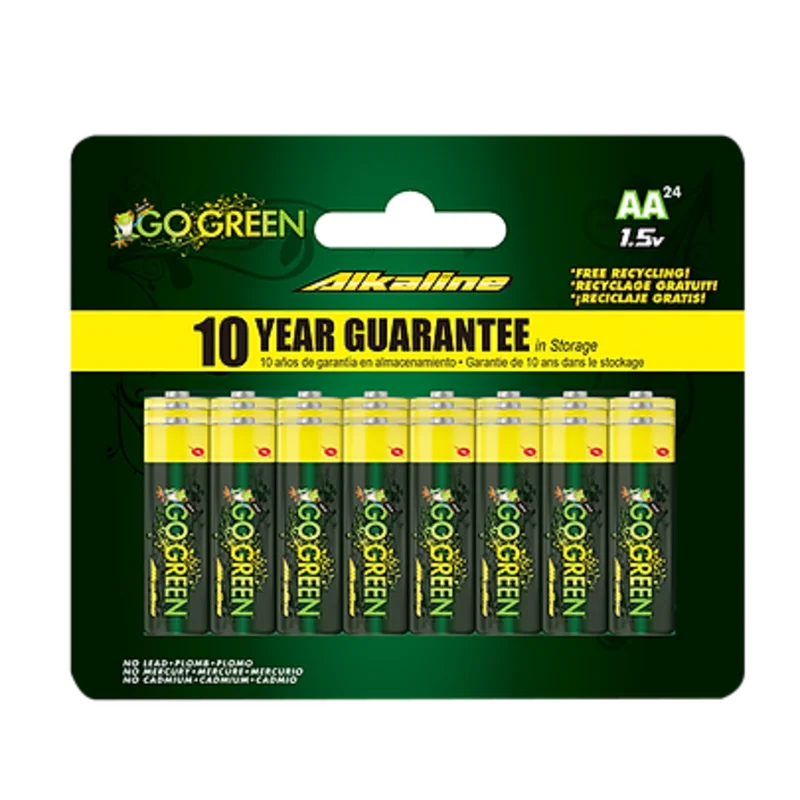 GoGreen Power AA Alkaline 24pack