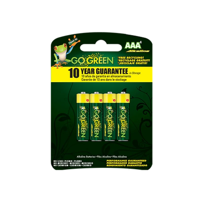GoGreen Power AAA Alkaline 4pack