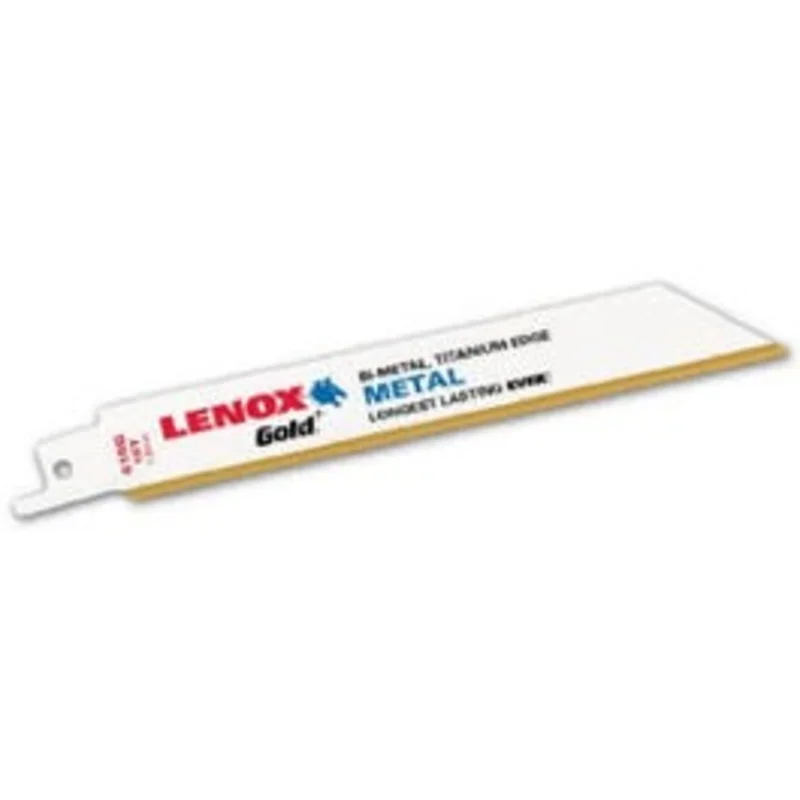 Gold 5-Pk., 9-In. 6-TPI Bi-Metal Reciprocating Saw Blade