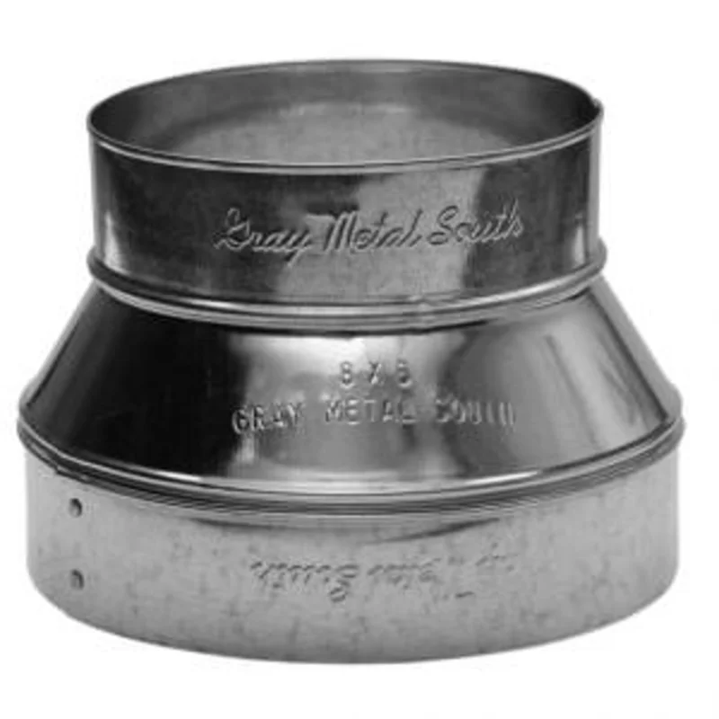 Gray Metal 4x3-311P Stove Pipe Taper Reducer, 4" X 3", 26 Gauge