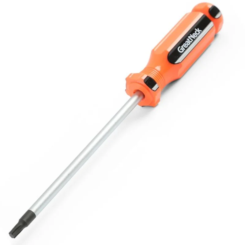 Great Neck Saw Manufacturing T25 x 5" Star Round Shank Screwdriver