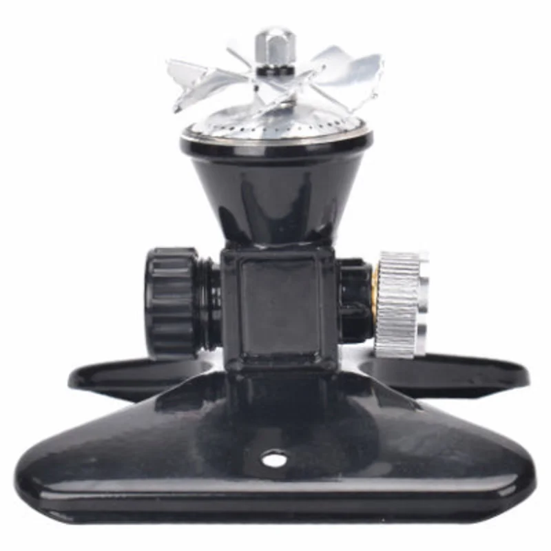 Green Thumb Whirling Sprinkler Square Pattern Black