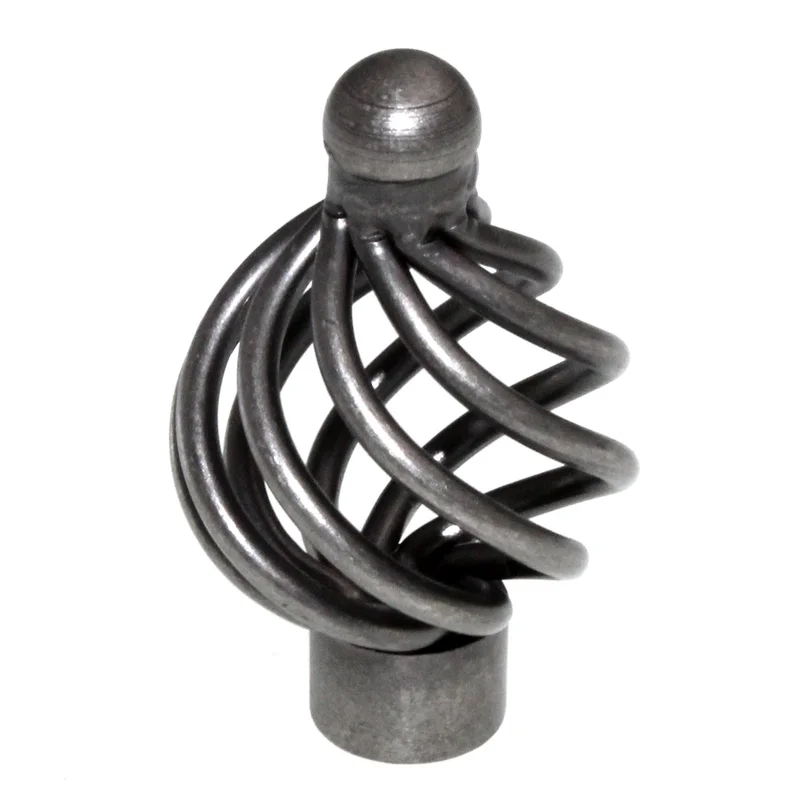 Hafele 1 3/8" Birdcage Cabinet Knob Pewter 119.47.900