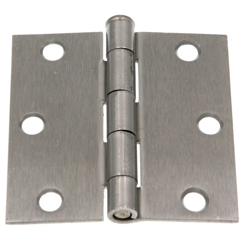 Hardware HouseInterior Door 3" Hinge Satin Nickel Square Corner HH52-1393