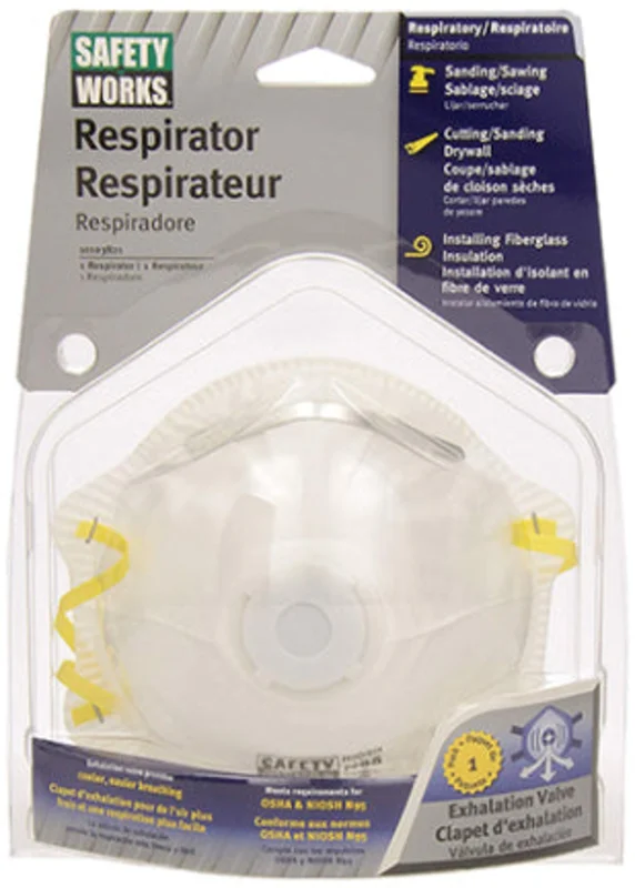 HARMFUL DUST DISPOSABLE RESPIRATOR W/
