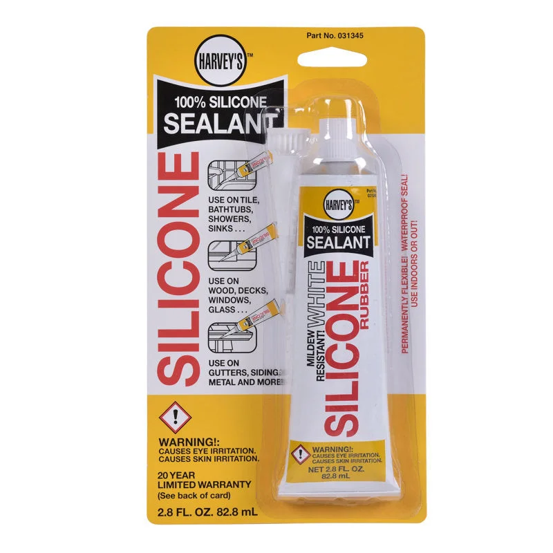Harvey 2.8 oz. Clear Silicone Sealant
