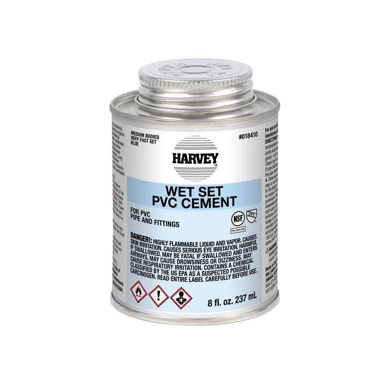 Harvey 8 oz. PVC Medium Body Wet Set Hot Blue Cement