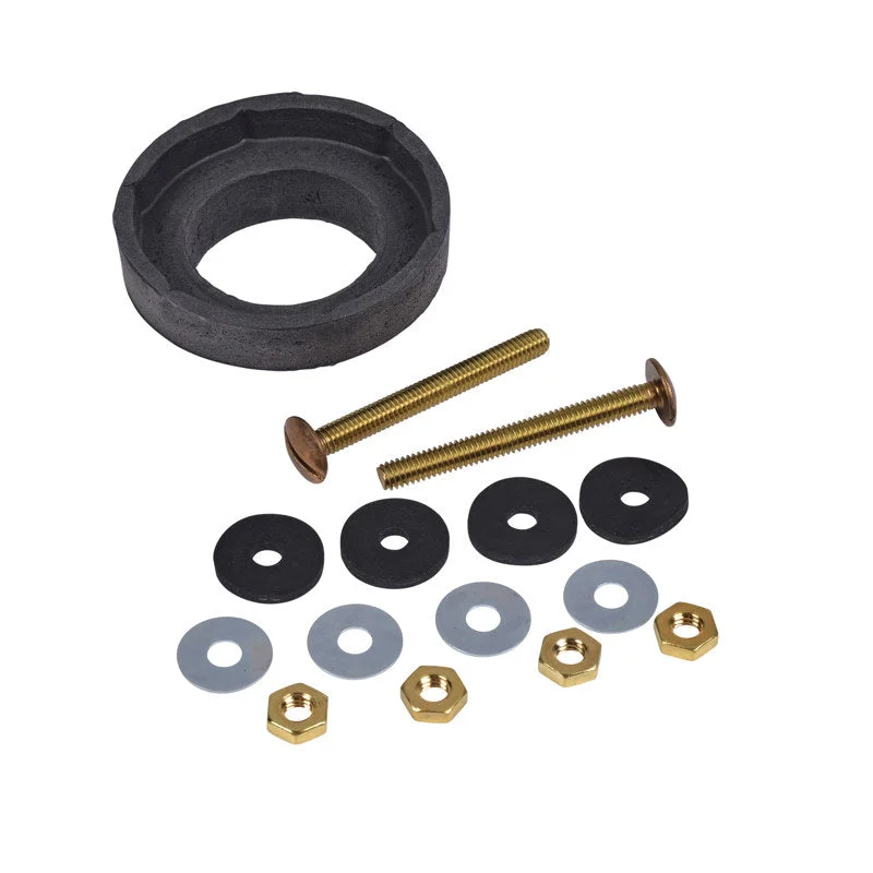 Harvey Double Thick Sponge Rubber Gasket and Bolt Kit with Hex Nuts