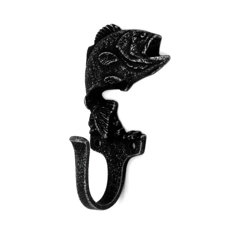 Hickory Antique Pewter Natural Wonders P28632-AP Solid Brass Fish Coat Hook