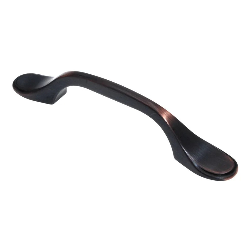 Hickory Conquest Oil Rubbed Bronze Highlighted Cabinet 3"cc Handle Pull VP14444-OBH, 10 Pack