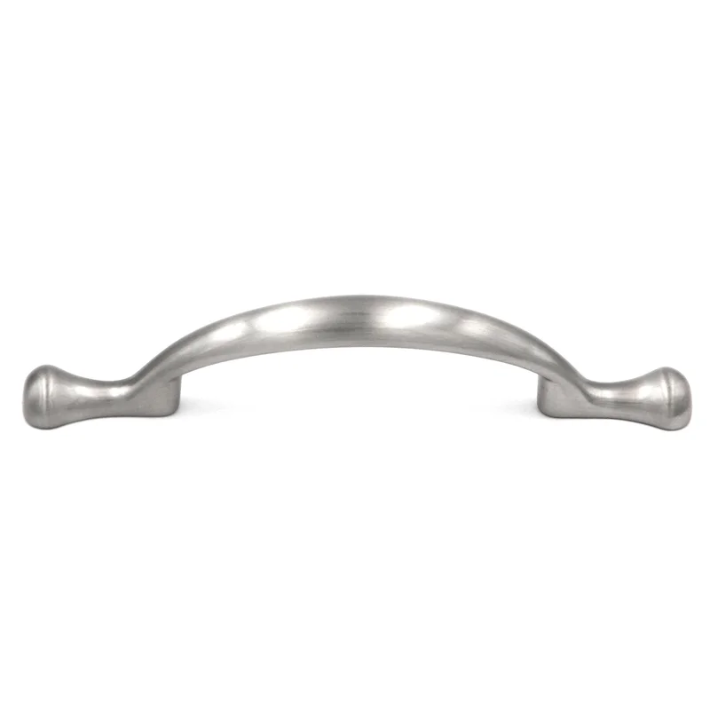Hickory Conquest P14174-SN Satin Nickel 3"cc Arch Footed Cabinet Handle Pull