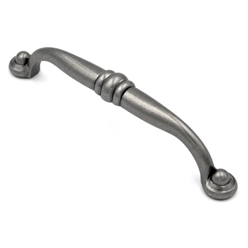 Hickory Cottage Black Nickel Vibed 5"cc (128mm) Cabinet Pull P3162-BNV, 10 Pack