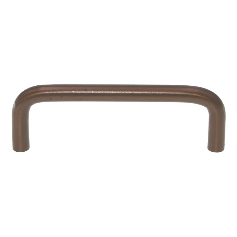 Hickory Hardware 3 1/2" Center Solid Brass Bronze Cabinet Wire Pull PW354-BZ