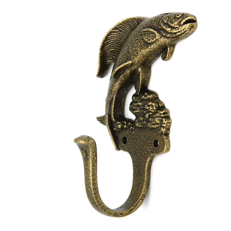 Hickory Hardware Antique Brass Solid Brass Coat or Robe Natural Wonders P28634-AB
