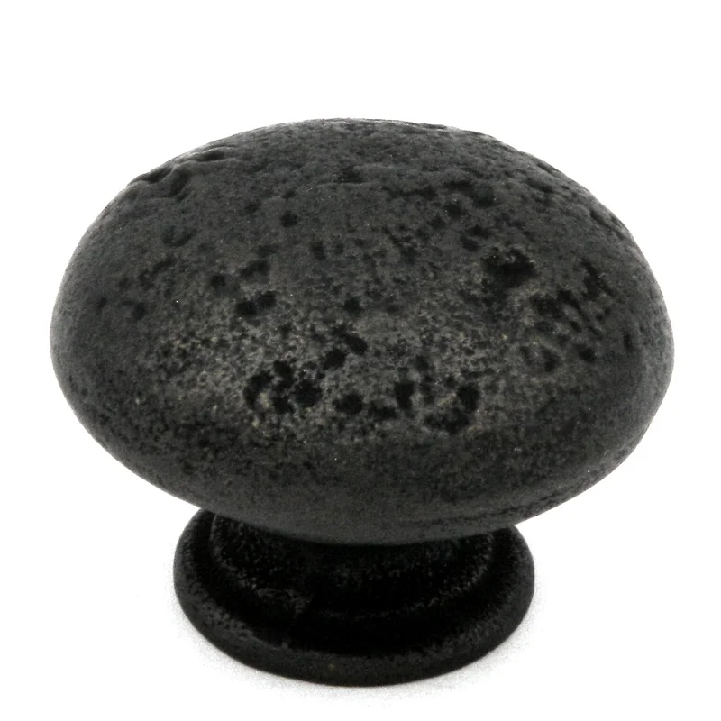 Hickory Hardware Basaltic 1 1/2" Windover Antique Round Mushroom Cabinet Knob P3141-WOA