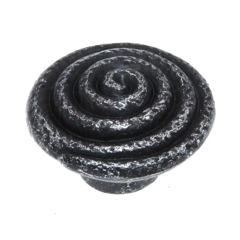 Hickory Hardware Bourbon Street Vibra Pewter 1 5/8" Swirl Cabinet Knob Pull P7353-VP