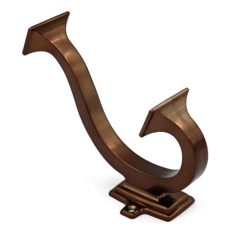 Hickory Hardware Bungalow Bronze 1 1/2"cc Wall Double Coat, Hat, Robe, Towel Hook P2155-VBZ