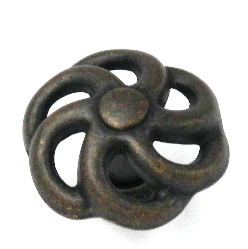Hickory Hardware Charleston Blacksmith Windover Antique 1 1/2" Cabinet Knob Pull PA1311-WOA