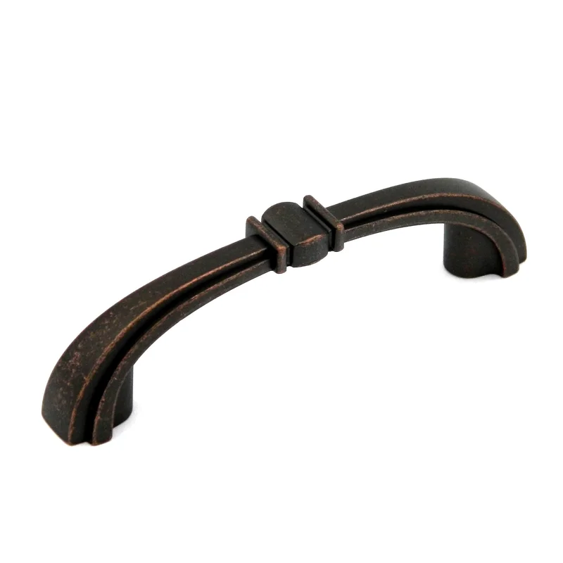 Hickory Hardware Chelsea Dark Antique Copper Cabinet 3"cc Handle Pull P3456-DAC