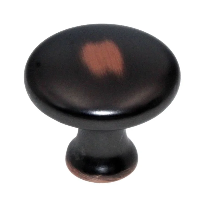Hickory Hardware Conquest 1 1/8" Round Cabinet Knob Oil-Rubbed Bronze P14255-OBH