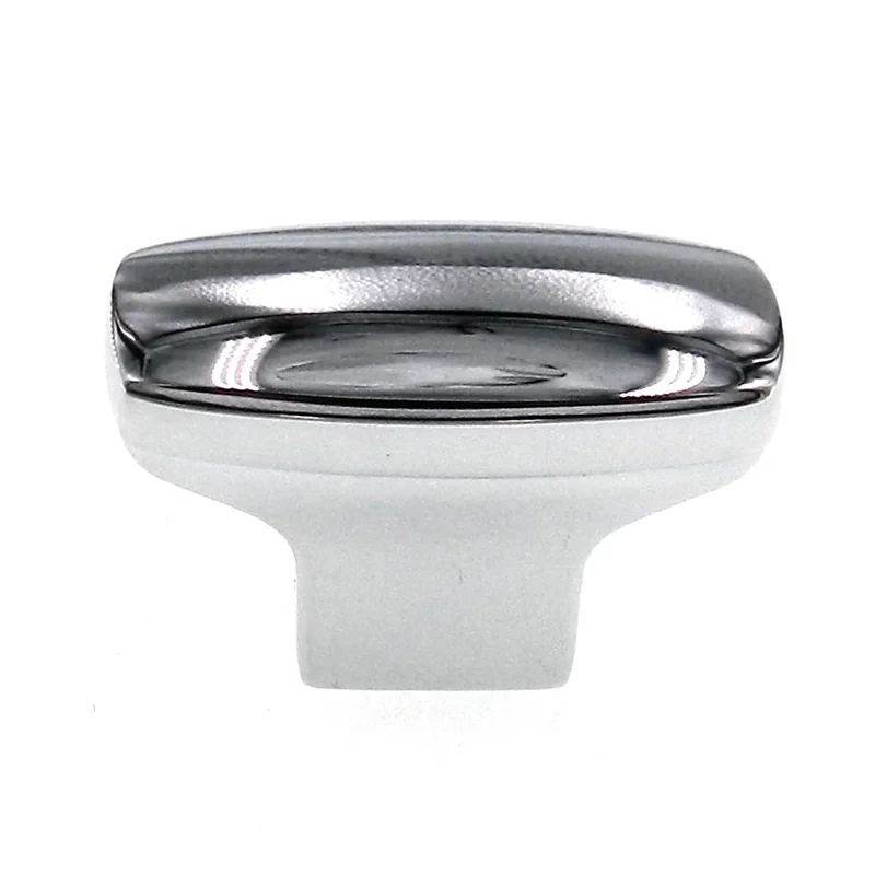 Hickory Hardware Cottage Chrome 1 7/16" Rectangle Cabinet Knob P208-26