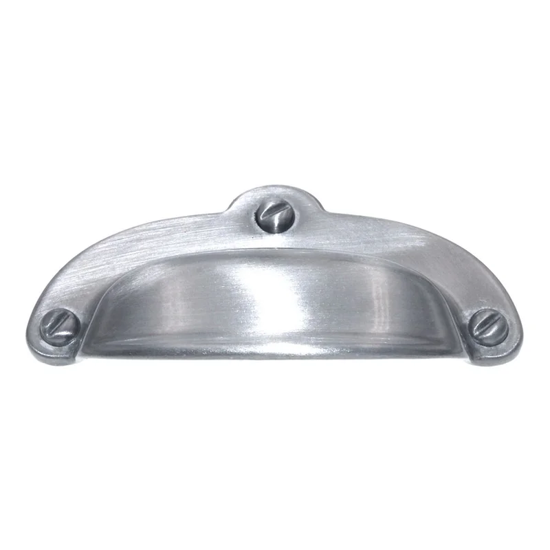 Hickory Hardware Country Kitchen Chromolux 3"cc Drawer Cup Pull PA1024-CLX