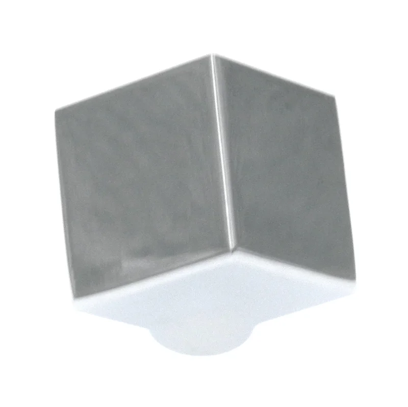 Hickory Hardware Euro-Contemporary 1 1/2" Chrome Cube Cabinet Knob P2160-CH