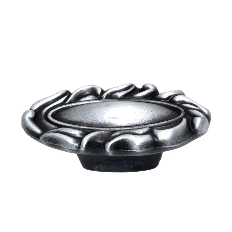 Hickory Hardware Foxglove Antique Pewter 3/4"cc Ornate Cabinet Knob Pull PA1112-AP
