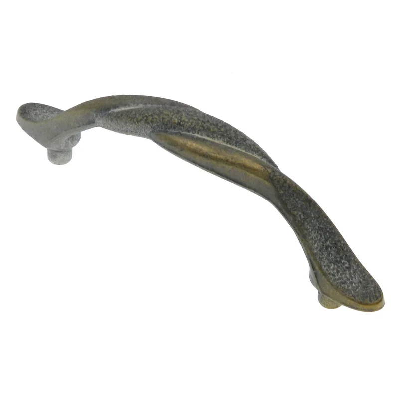 Hickory Hardware Harlequin Blonde Antique P2421-BOA 3"cc Twist Cabinet Handle Pull