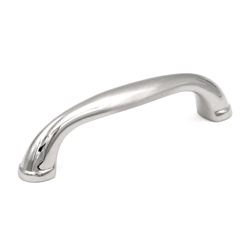 Hickory Hardware Manor House Satin Chrome Cabinet 3"cc Handle Pull P577-SC