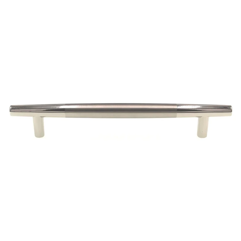 Hickory Hardware Metro Mod 6" Ctr Cabinet Bar Pull Two-Tone Chrome P3701-TCH