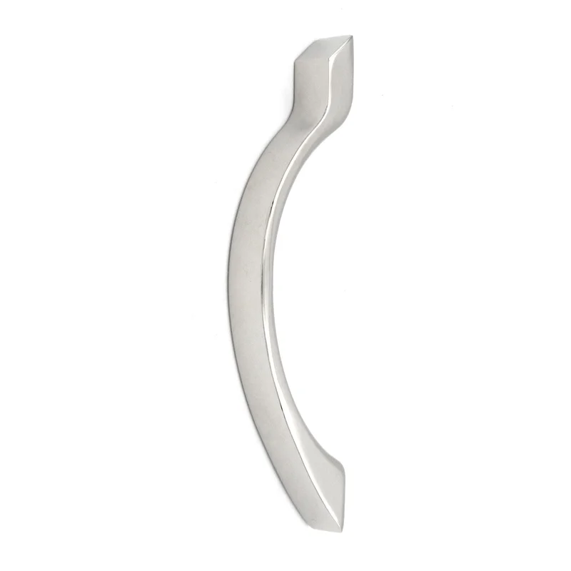 Hickory Hardware Metropolis Bright Nickel 3 3/4" (96mm)cc Handle Pull P4396-14