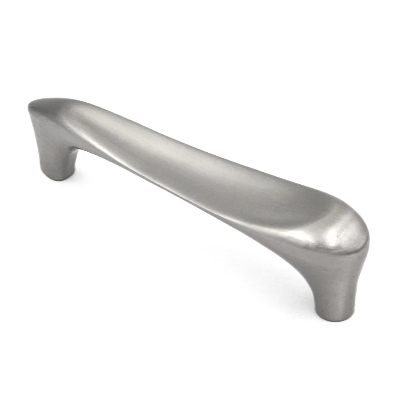 Hickory Hardware Metropolis Satin Nickel Cabinet 3 3/4" (96mm)cc Handle Pull P6996-SN