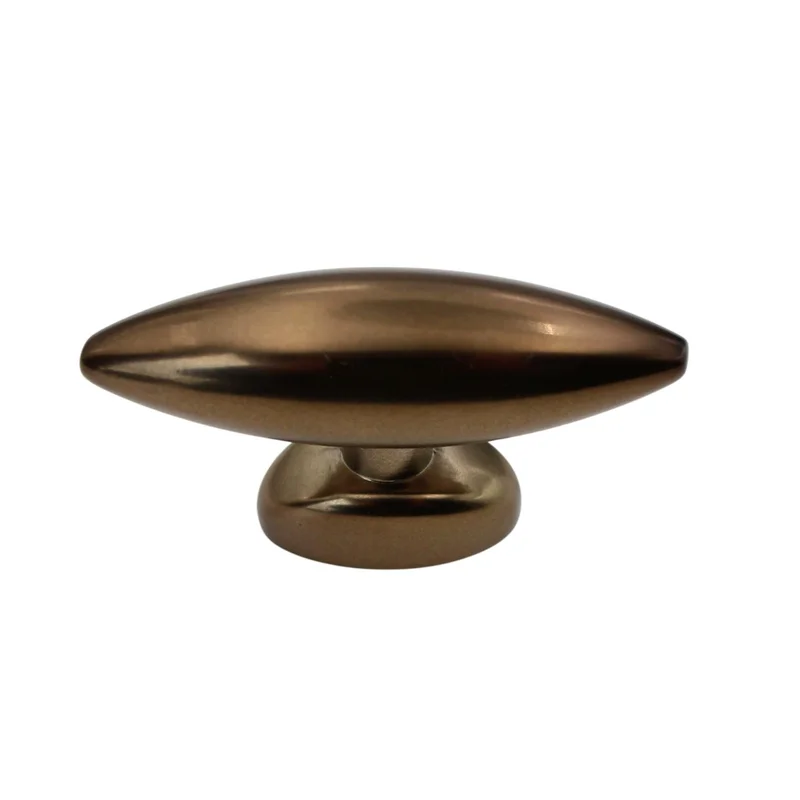 Hickory Hardware Metropolis Venetian Bronze Oval Smooth 1 1/2" Cabinet Knob PA0211-VBZ