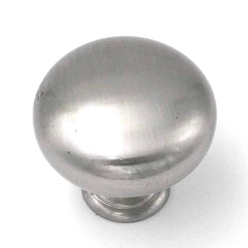 Hickory Hardware Modern Accents Satin Nickel Round Smooth 1 1/4" Cabinet Knob PA1218-SN