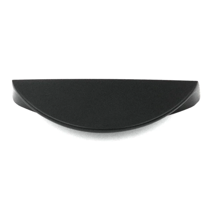 Hickory Hardware Modus Matte Black 1 1/2"cc Cup Pull Finger Pull P2624-MB
