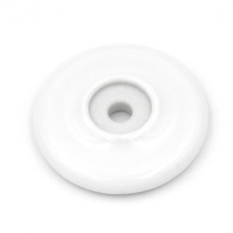 Hickory Hardware P69-W English Cozy 2" White Cabinet Knob Backplate