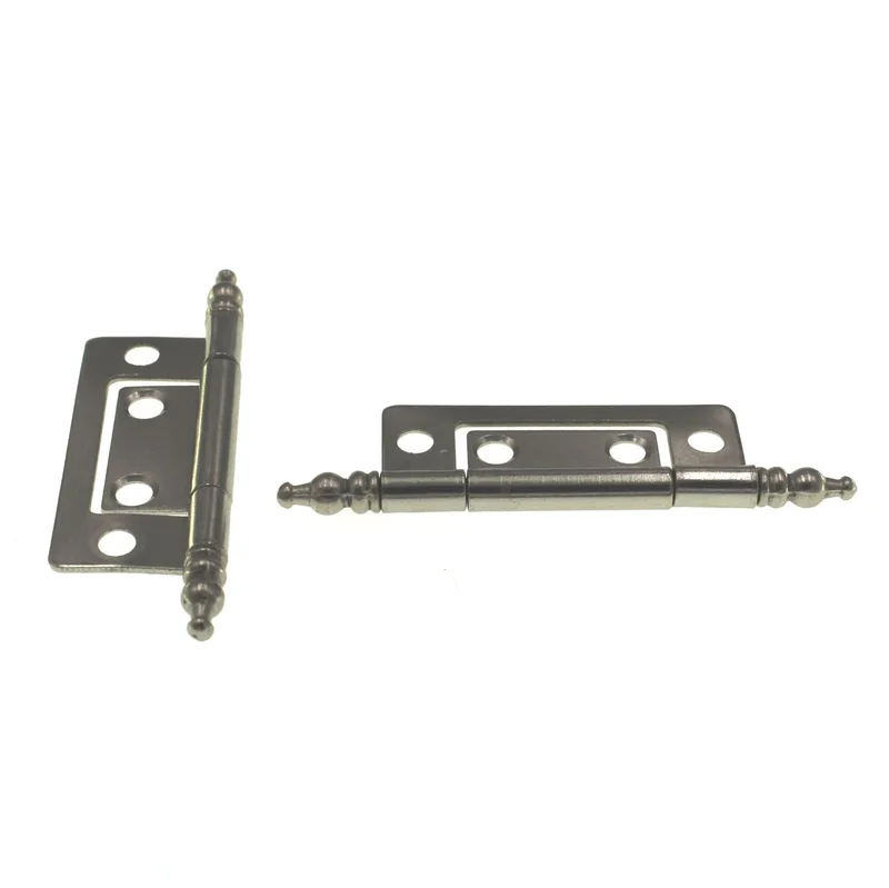 Hickory Hardware Self Mortise 2" Minaret Cabinet Hinges Satin Nickel P8294-SN