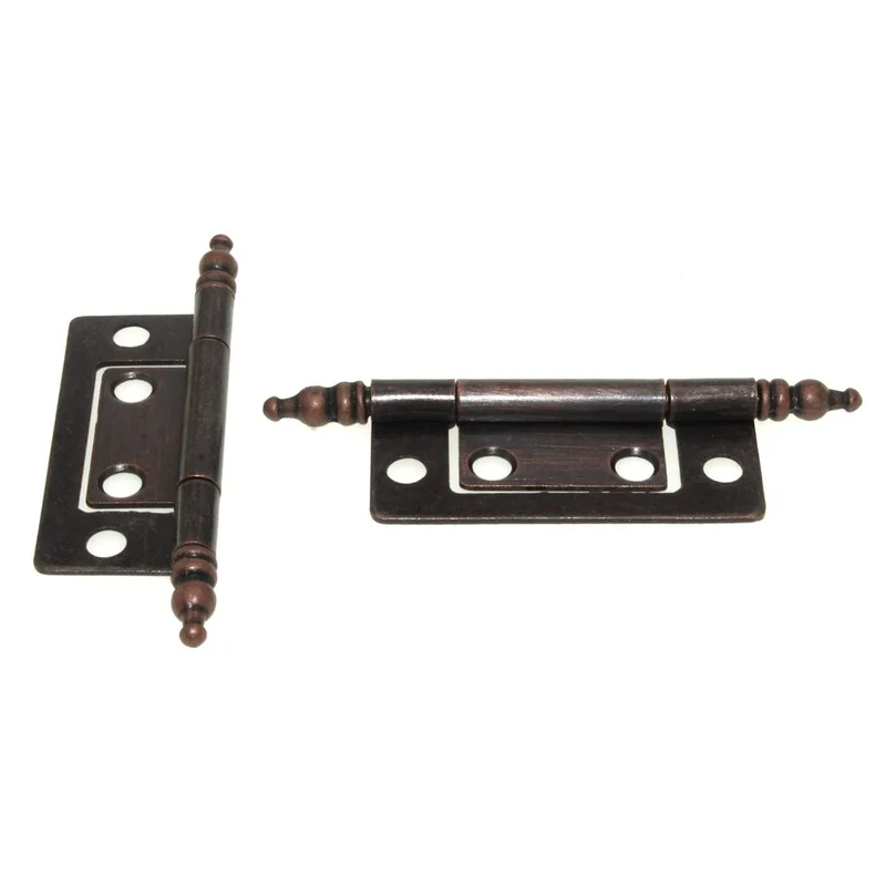 Hickory Hardware Self Mortise 2" Minaret Cabinet Hinges Vintage Bronze P8294-VB